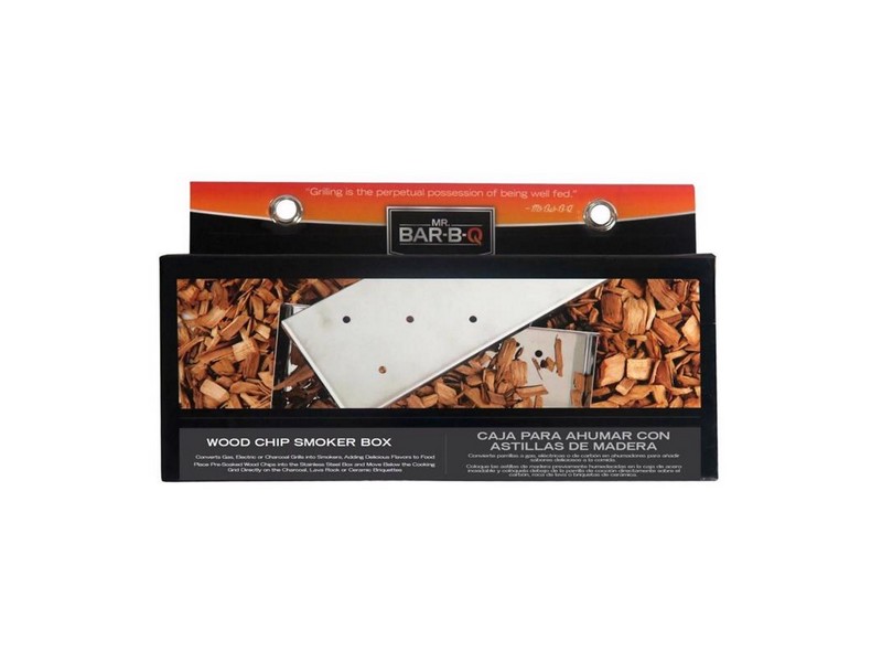 Mr. Bar-B-Q Wood Chips Traditional Smoker Package/Kit Silver