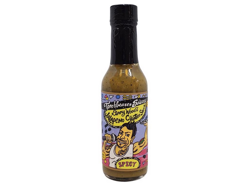 Torchbearer Sauces Danny Wood Jalapeno Cilantro Hot Sauce 5 oz