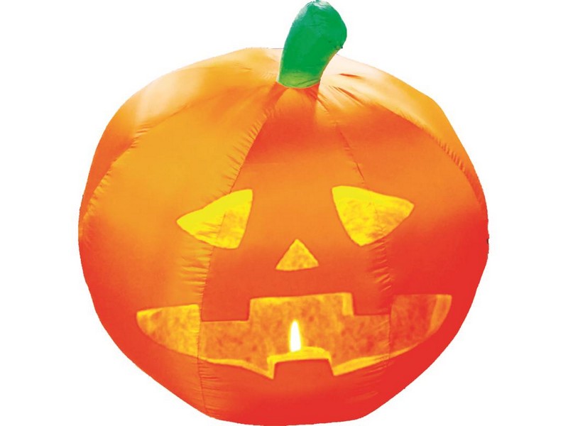 Mindscope Jabberin' Jack 5 ft. Prelit Halloween Pumpkin Inflatable