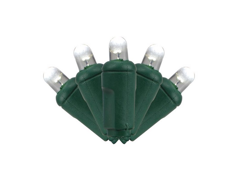 Celebrations Platinum LED Mini Pure White 50 ct String Christmas Lights 25