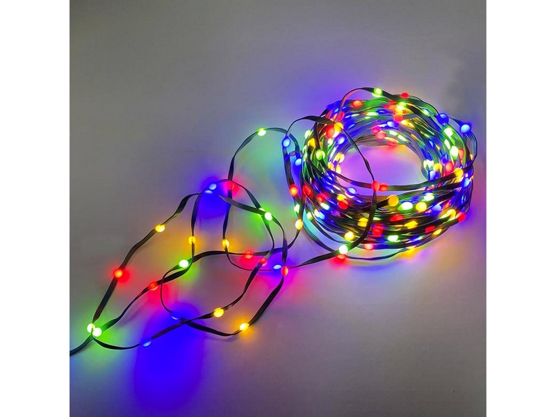 Celebrations LED Multicolored 100 ct String Christmas Lights 16.5 ft.
