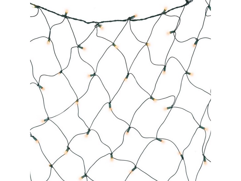 Celebrations Orange 100 ct LED Prelit Halloween Net Lights