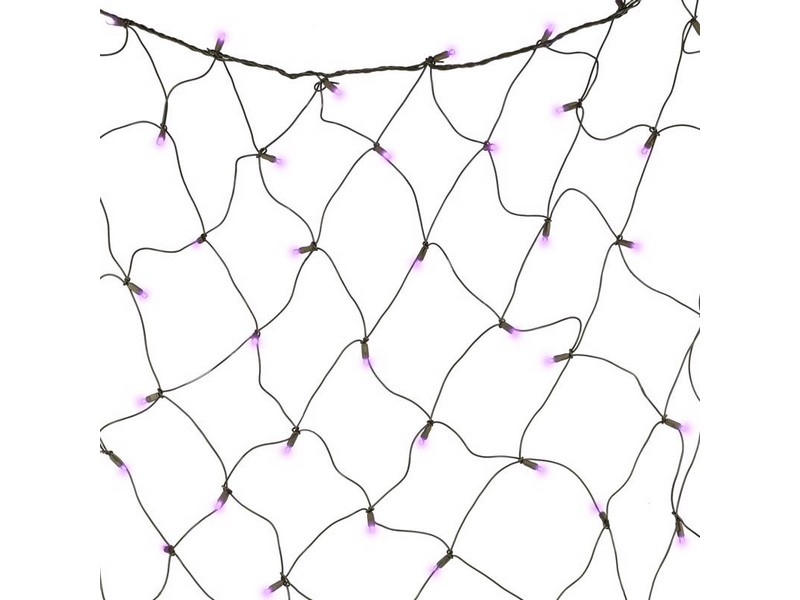 Celebrations Purple 100 ct LED Prelit Halloween Net Lights