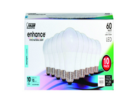 Feit Electric Enhance A19 E26 (Medium) LED Bulb Daylight 60 Watt Equivalence 10 pk
