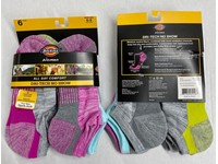 Women's Dickies 6 Pack No Show Socks Size 6-9