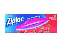 Ziploc 1 gal Clear Food Storage Bag 38 pk