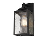 Globe Electric Miller 1-Light Black Downlight Wall Sconce