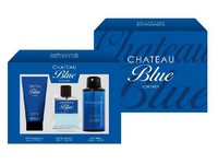 Bellamoure Mens 3 pc Shave Balm Set Chateau Blue
