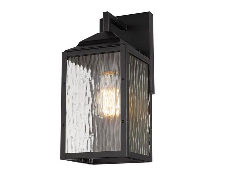 Globe Electric Miller 1-Light Black Downlight Wall Sconce