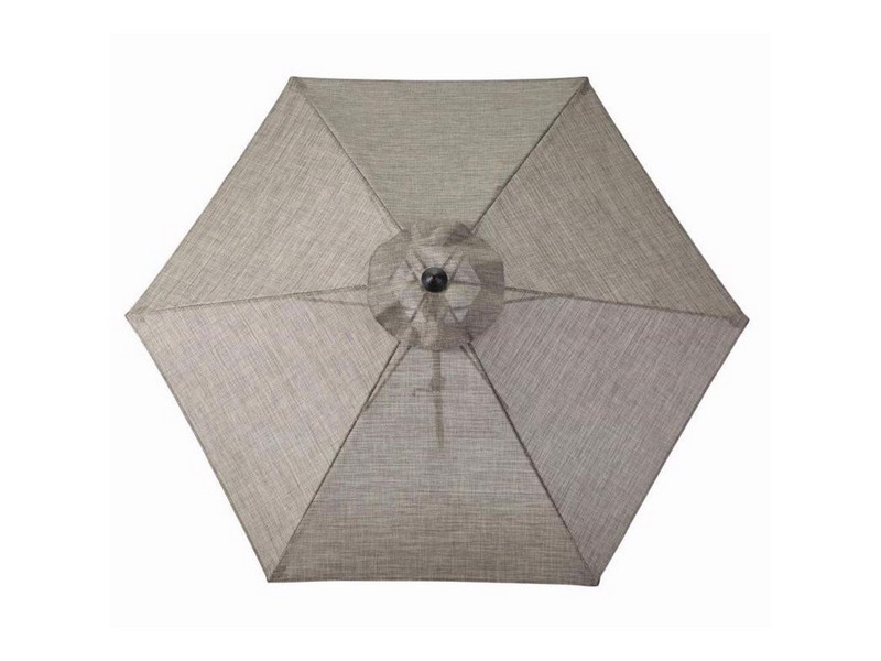 Living Accents Ainsley 9 ft. Tiltable Brown Patio Umbrella