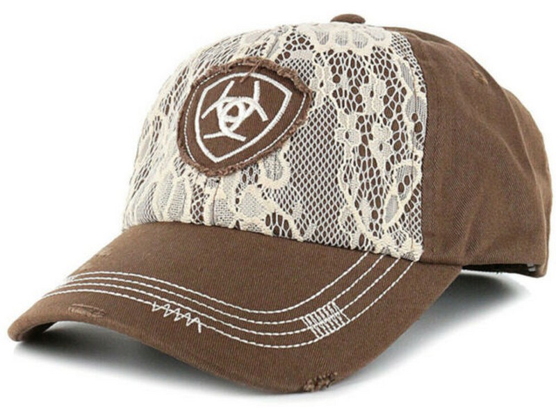 Women's Ariat Lace Ball Cap