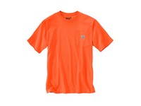 Men's Carhartt Pocket T Shirt Brite Orange