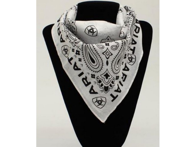 White Ariat Bandana