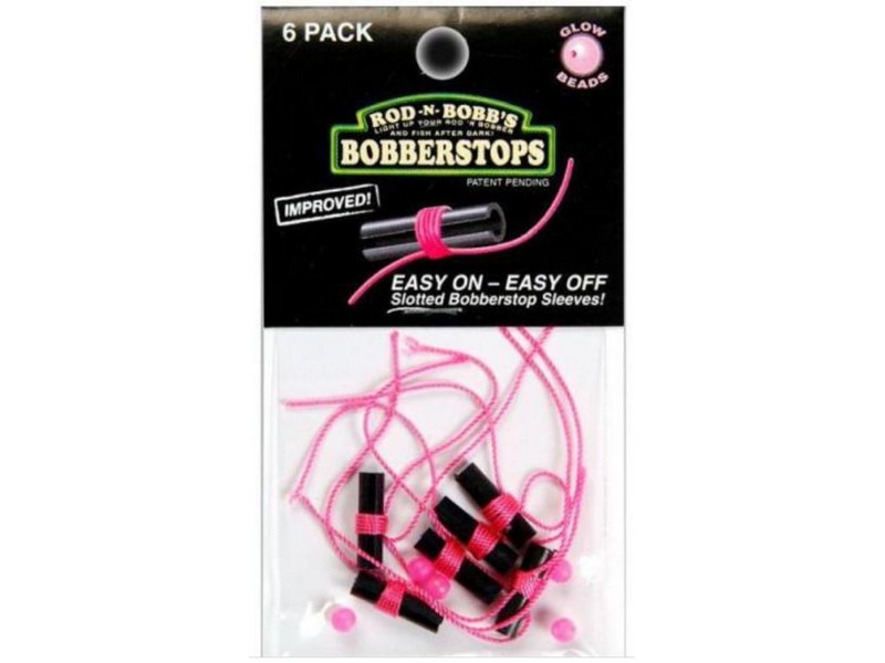 Rod-N-Bobbs Pink Bobber Stoppers