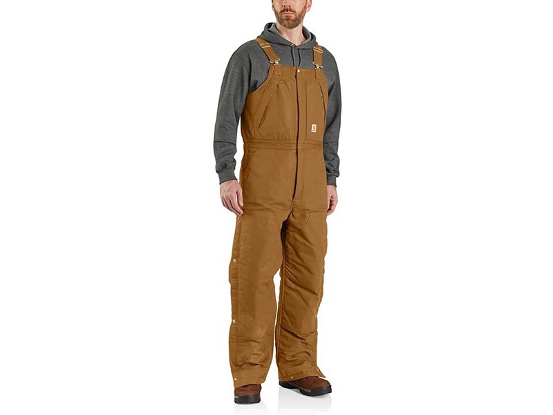 Men's Carhartt Loose Fit Insulated Biberall Brown