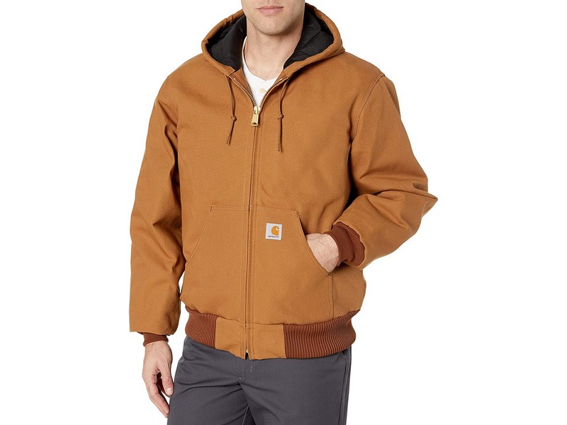 Men's Carhartt Flannel Lined Jacket Brown