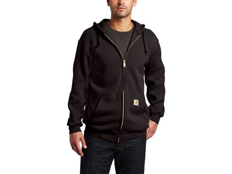 Carhartt Mens Full Zip Hoodie Black