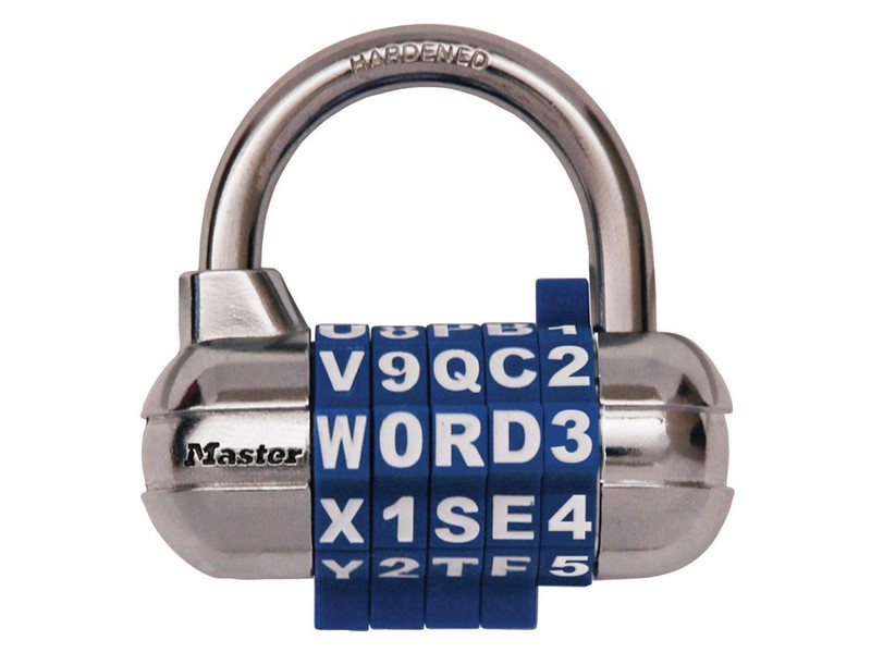 Master Lock 1-1/16 in. H X 1-1/16 in. W X 2-1/2 in. L Hardened Steel 5-Dial Combination Padlock 1 pk