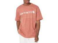Men's Carhartt Graphic Logo T-Shirt Terracotta Snow Heather