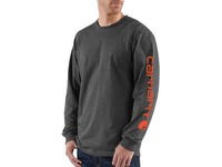 Men's Carhartt Graphic Lodo Long Sleeve T-Shirt Carbon Heather