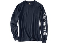 Men's Carhartt Graphic Lodo Long Sleeve T-Shirt Navy