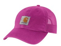 Carhartt Canvas Mesh-Back Hat Magenta