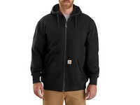 Men's Carhartt Rain Defender Thermal Lined Sweatshirt Black