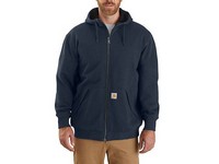 Men's Carhartt Rain Defender Thermal Lined Sweatshirt Navy