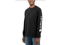 Men's Carhartt Graphic Lodo Long Sleeve T-Shirt Black