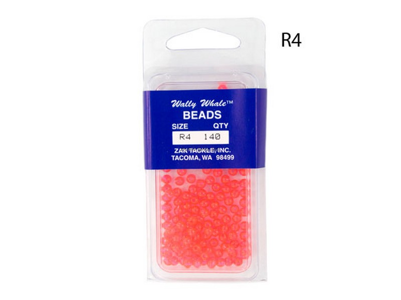 Zak Tackle Red Bead size 4