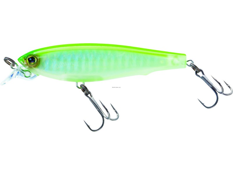 Yo-Zuri 3DS Minnow Jerkbait 2-3/4" Luminescent Aurora Chartreuse