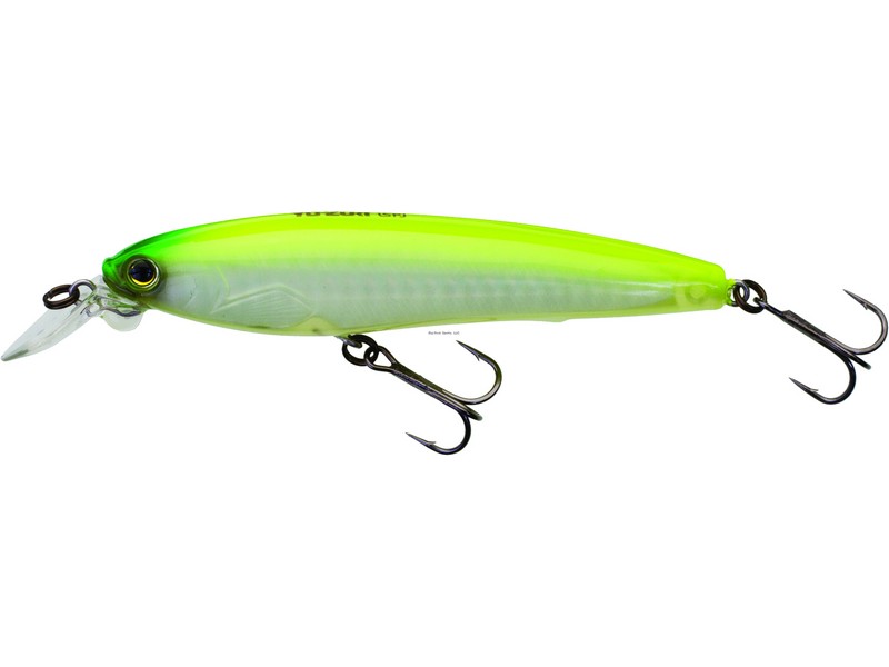 Yo-Zuri 3DS Minnow Jerkbait 4" Luminescent Aurora Chartreuse