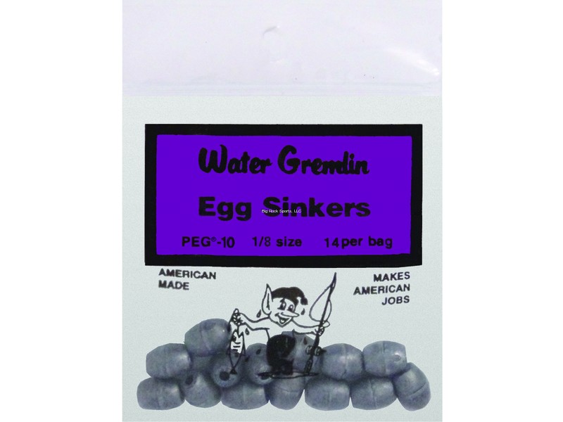 Water Gremlin Egg Sinker 1/8oz.