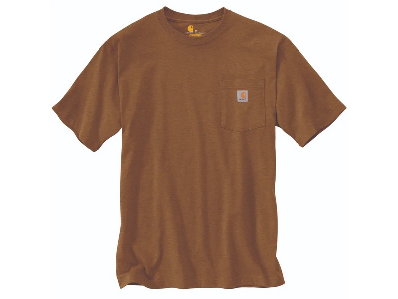 Men's Carhartt Pocket T Shirt Walnut