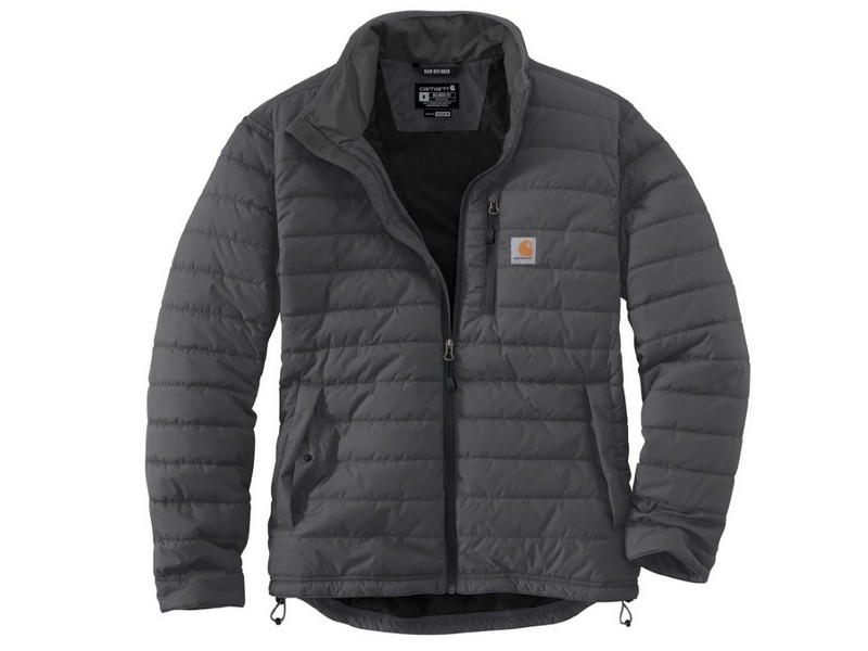 Men's Carhartt Rain Defender Insulated Puff Jacket Gray