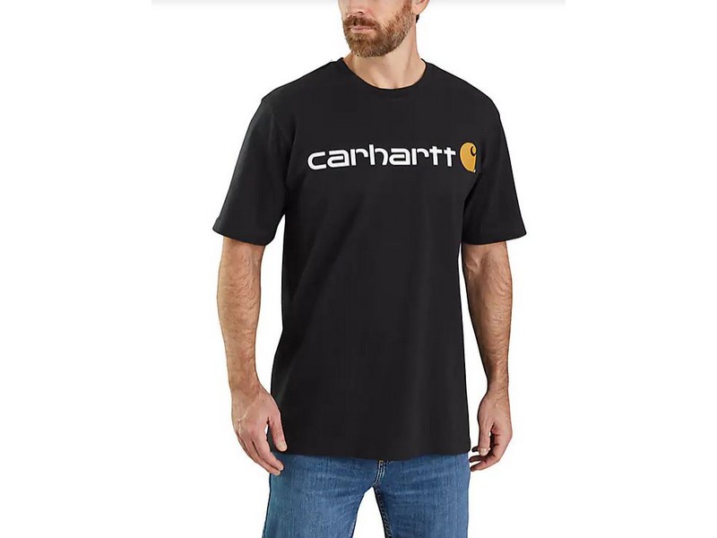 Men's  Carhartt Graphic Logo T-Shirt Black