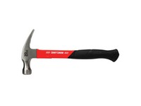 Craftsman 20 oz Smooth Face Claw Hammer 10.75 in. Fiberglass Handle
