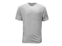 Men's Key Blended Pocket T- Shirt Short Sleeve Heather Gray