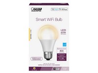 Feit Electric A19 E26 (Medium) Smart WiFi LED Bulb Soft White 60 W 1 pk