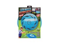 Blazing LEDz Toy LED Music Flying Disc Wireless Speaker Plastic 1 pk