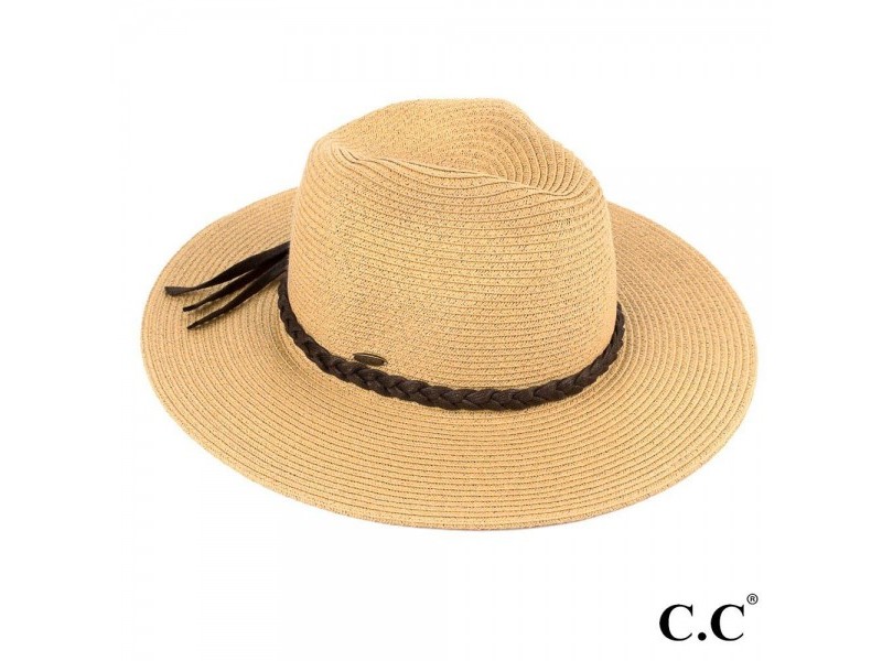 Ladies CC Panama Hat Dark Natural