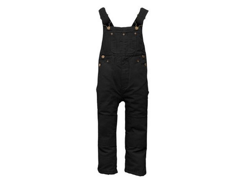 Kid's Key Duck Bib Overalls Black