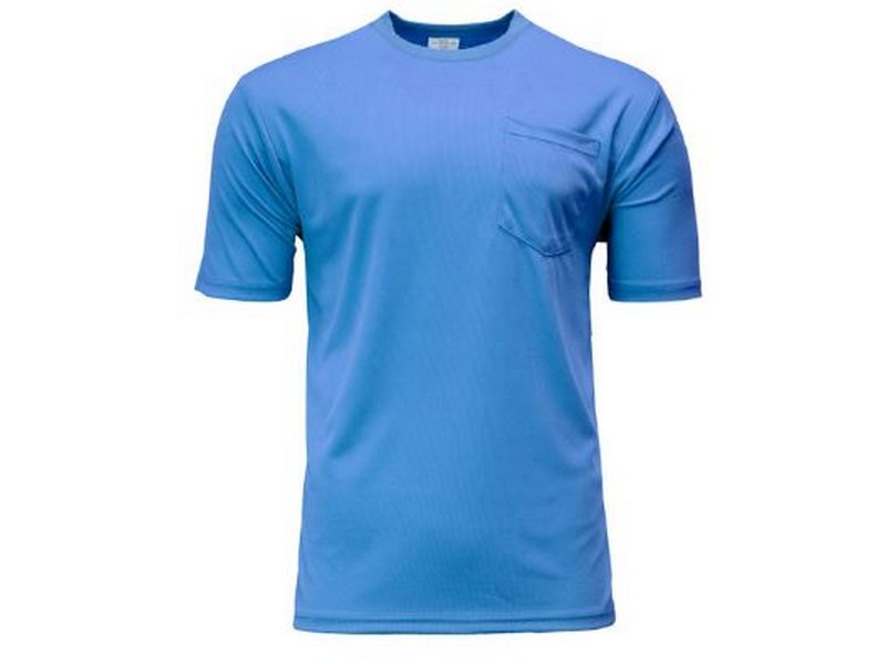 Men's Key Performance Comfort Pocket T-Shirt Blue