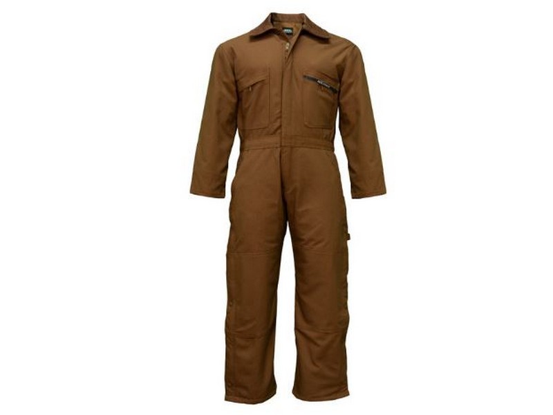 Key Mens Insulated Coveralls Brown