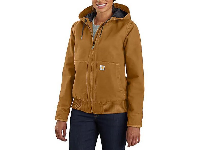 Women's Carhartt Insulated Duck Jacket Brown