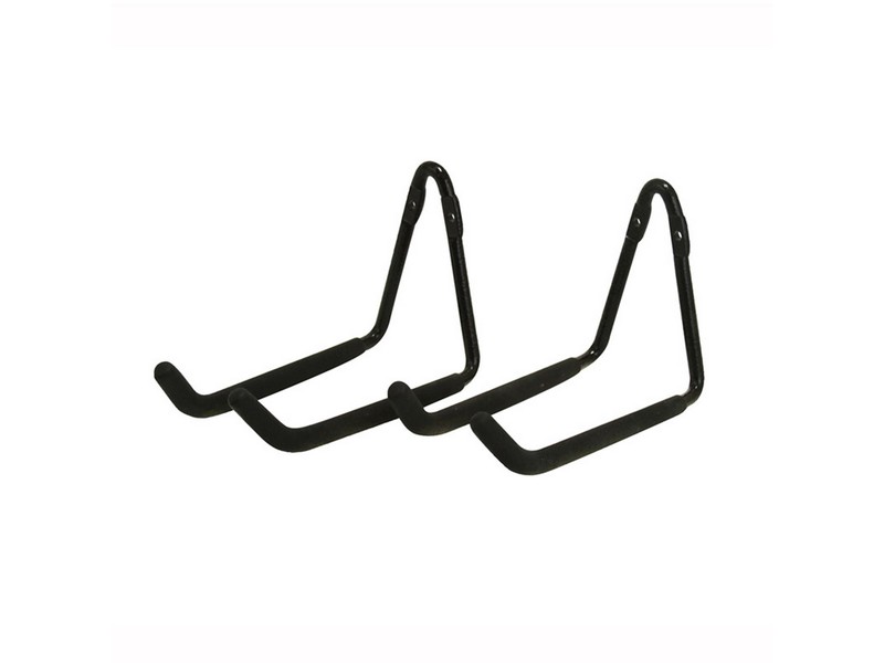 Crawford Zinc-Plated Black Steel Hanger Holder 50 lb. cap. 1 pk