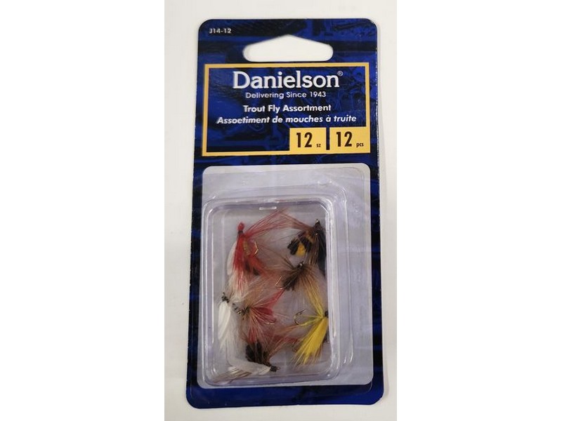 Danielson J14-12 Fly Trout Assortment Size 12