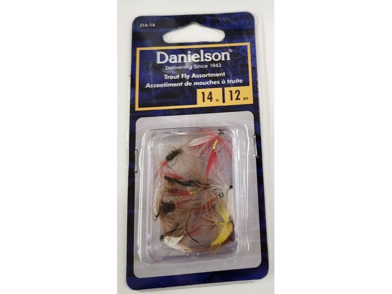 Danielson J14-14 Fly Trout Assortment Size 14