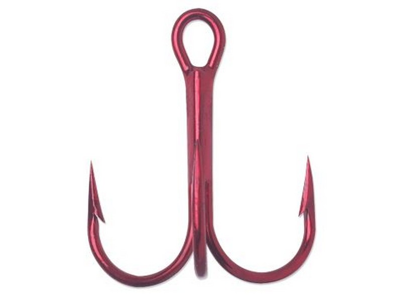 VMC Treble Hook Red X-Strong #1 7pk