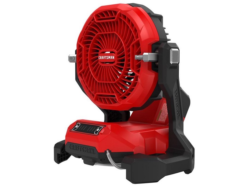 Craftsman 20V Max 10 in. H 3 speed Misting Fan